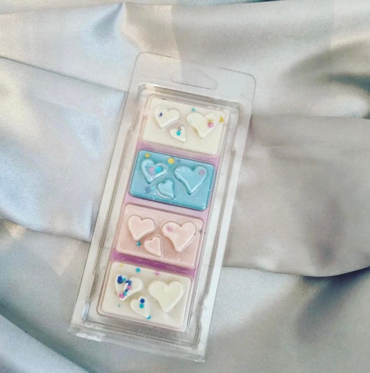 Triple Heart Clam- Marshmallow Collection